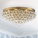 Calypso 6 Light 20 inch Vibrant Gold Flush Ceiling Light