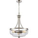 Calistoga 3 Light 17 inch Brushed Nickel Pendant Ceiling Light
