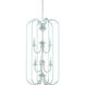 Bella 6 Light 16.25 inch Brushed Nickel Chandelier Ceiling Light