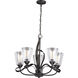 Cinta LED 24.5 inch Oil Rubbed Bronze Chandelier Ceiling Light