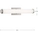 Phase 1.1 LED LED 24 inch Brushed Nickel Linear Bath Bar Wall Light, Progress LED