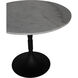 Jamna 36 X 36 inch Matte Black Dining Table