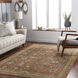 Reign 120 X 96 inch Dark Brown Rug in 8 x 10, Rectangle