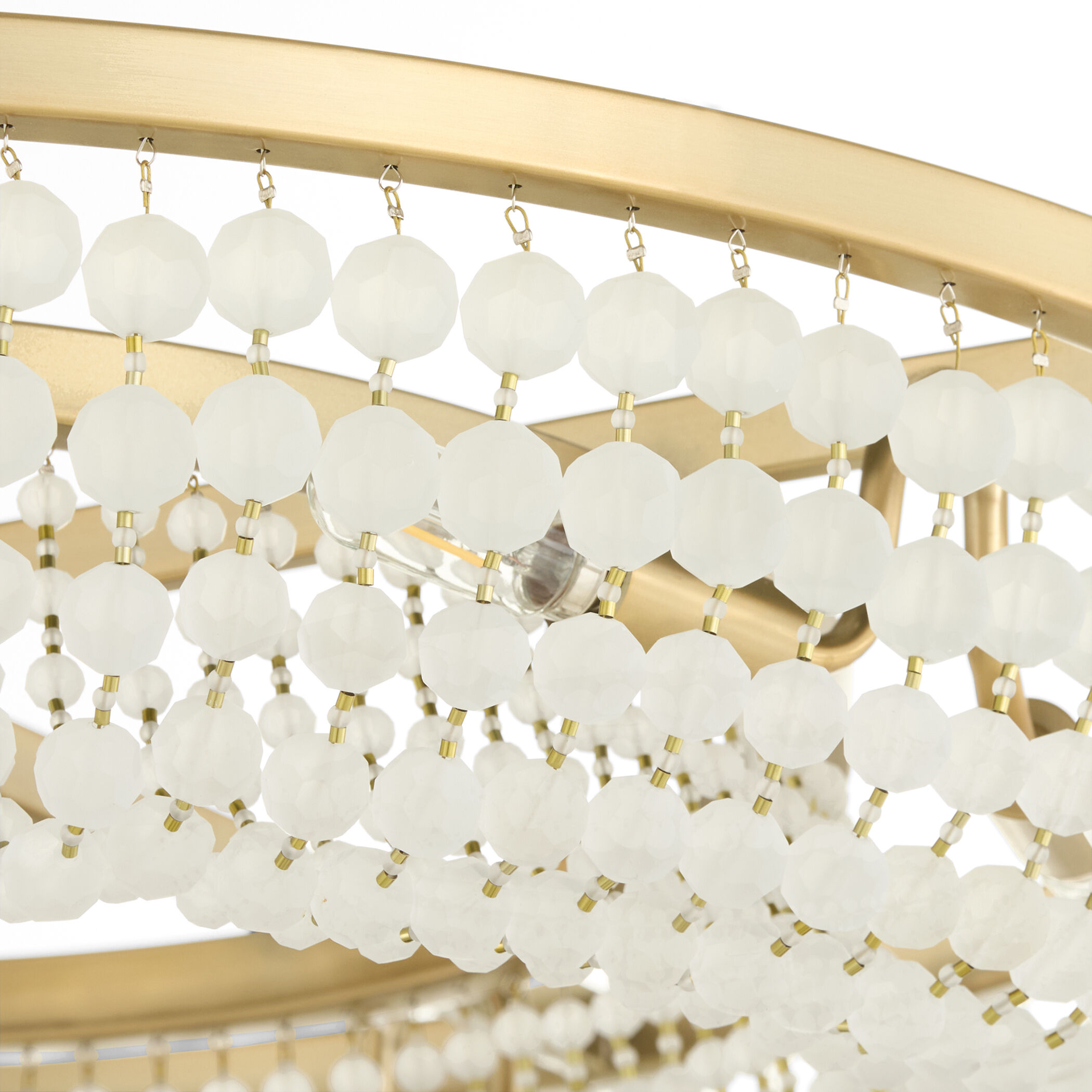 Ophelia 8 Light 30 inch Aged Brass Chandelier Ceiling Light