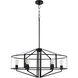 Tobin 6 Light 32 inch Matte Black Pendant Ceiling Light