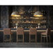 Tara 1 Light Antique Gold / White Grey Pendant Ceiling Light
