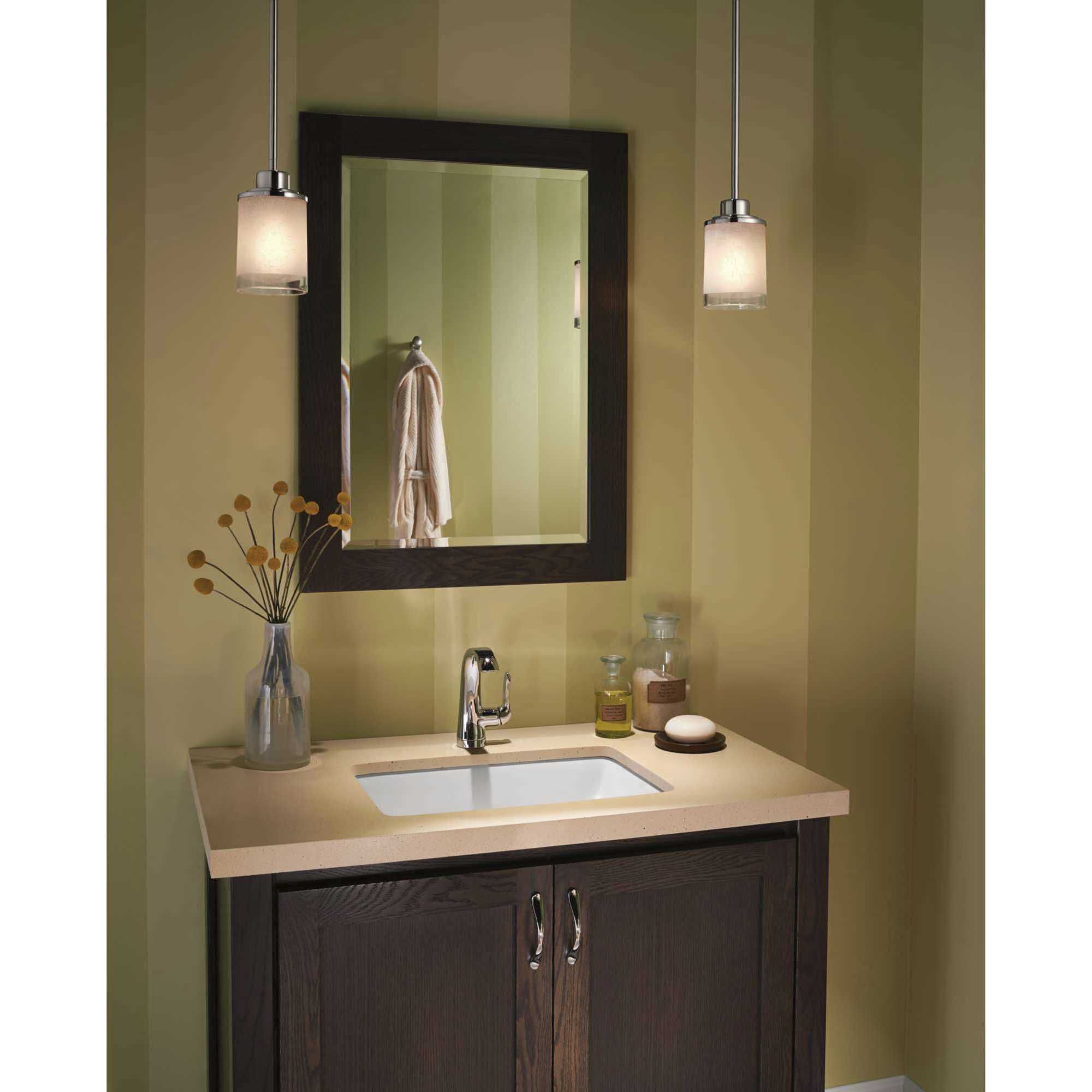 Alexa 1 Light 5.13 inch Brushed Nickel Mini-Pendant Ceiling Light