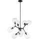 Nexpo 9 Light 30 inch Coal Chandelier Ceiling Light