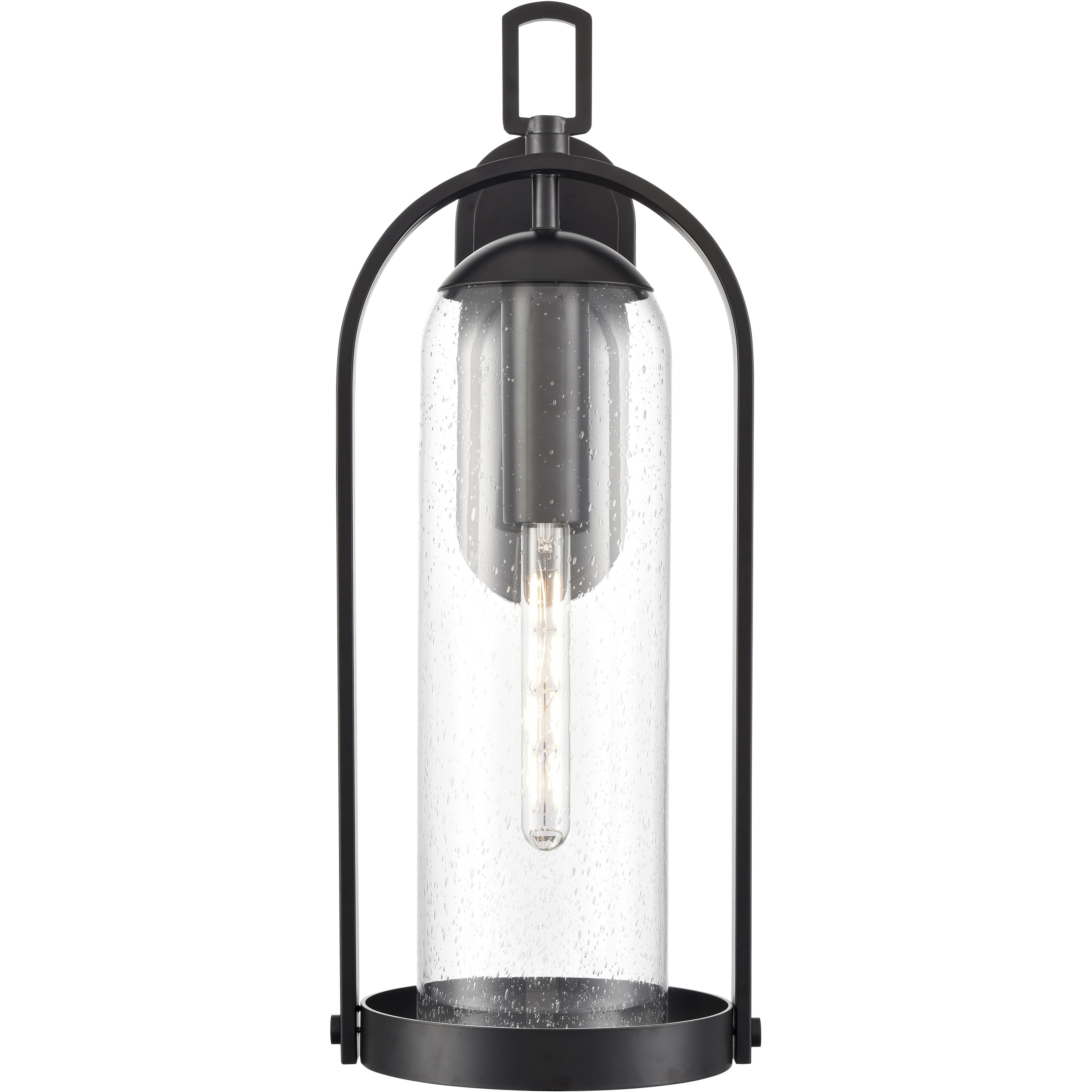 Luxio 1 Light 24.75 inch Powder Coated Black Outdoor Wall Sconce