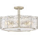 Florian 5 Light 20.25 inch Glacial Semi-flush Mount Ceiling Light