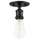 Bulstrode's Workshop 1 Light 4.75 inch Black Flush Mount Ceiling Light