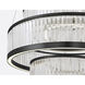 Empra LED 47.25 inch Matte Black Grand Chandelier Ceiling Light