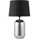 Cuite 23.78 inch 60 watt Chrome Smoked Table Lamp Portable Light