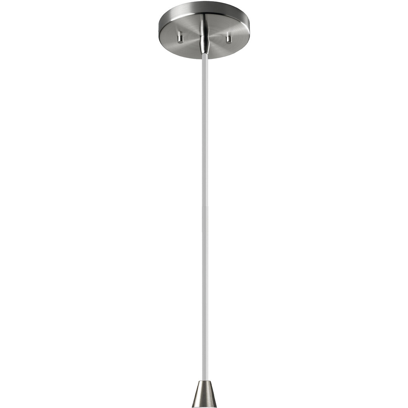 Radiance Collection - Pleated Dome Pendant Ceiling Light in Brushed Nickel, White Cord, Replaceable Bulb, Gloss Gray, Form+Finish+Function
