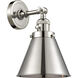 Franklin Restoration Appalachian LED 8 inch Polished Nickel Sconce Wall Light, Franklin Restoration