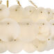 Lisa McDennon Yara 8 Light 36 inch Piastra Gold Chandelier Ceiling Light