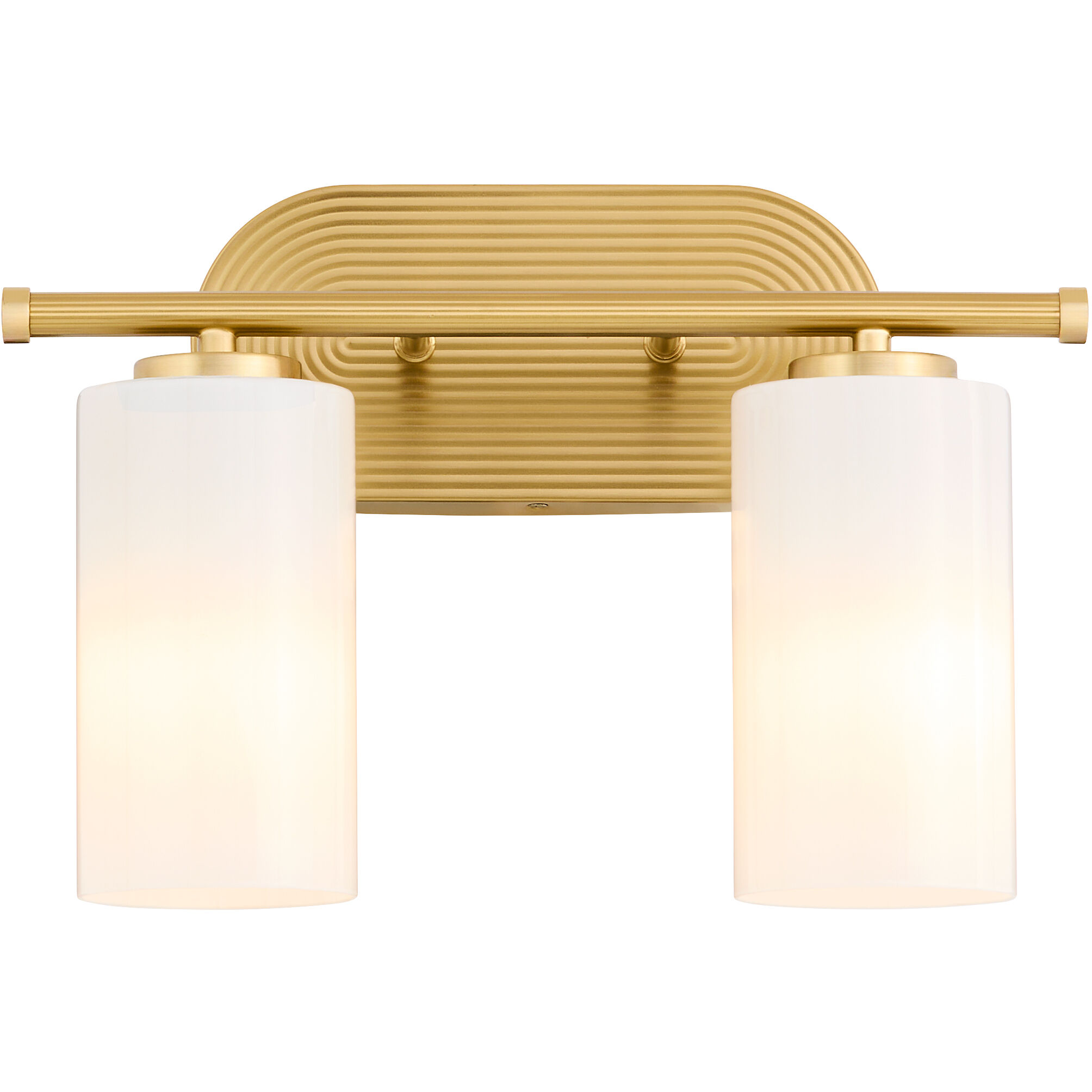 Belinder 2 Light 15 inch Aged Brass Vanity Light Wall Light