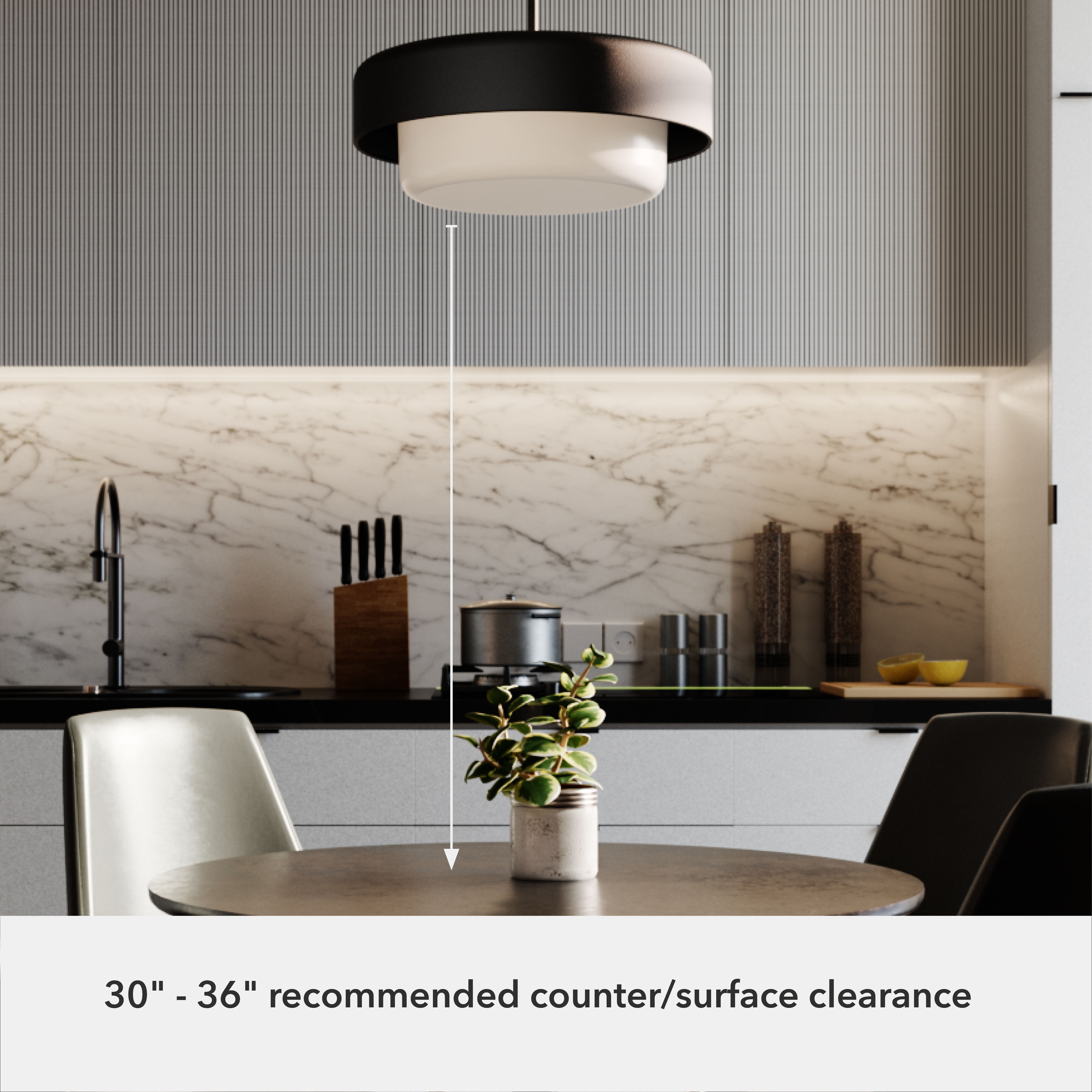 Station 3 Light 18 inch Natural Black Iron Pendant Ceiling Light, Large