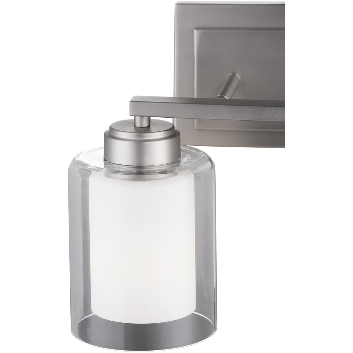 Fort Worth 2 Light 13 inch Satin Nickel Vanity Light Wall Light