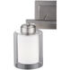 Fort Worth 2 Light 13 inch Satin Nickel Vanity Light Wall Light