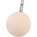 Concentro 1 Light 13.75 inch Polished Chrome Pendant Ceiling Light