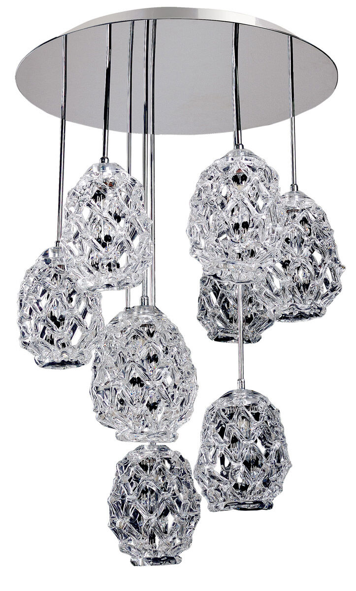 Veronese 9 Light 25.5 inch Chrome Pendant Ceiling Light