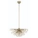 Dendelio 9 Light 22.5 inch Gold Chandelier Ceiling Light