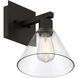 Port Nine LED 8 inch Matte Black Wall Sconce Wall Light