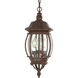 Central Park 3 Light 7 inch Old Bronze Outdoor Hanging Lantern