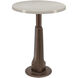 Ellie 18 inch Oxidized Bronze Acrylic Table