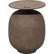 Highland 7.75 X 5.75 inch Decorative Vase in Burnt Umber Ceramic