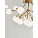 Sean Lavin Mara LED 25 inch Aged Brass Flush Mount Ceiling Light, Integrated LED