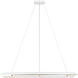 C&M by Chapman & Myers Cielo LED 36 inch Matte White Chandelier Ceiling Light