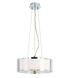 Halo 3 Light 13.75 inch Polished Chrome Pendant Ceiling Light