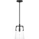 Drew & Jonathan Crofton 1 Light 7.75 inch Midnight Black Pendant Ceiling Light, Small