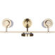 Kinslea 3 Light 23 inch Gold Vanity Light Wall Light