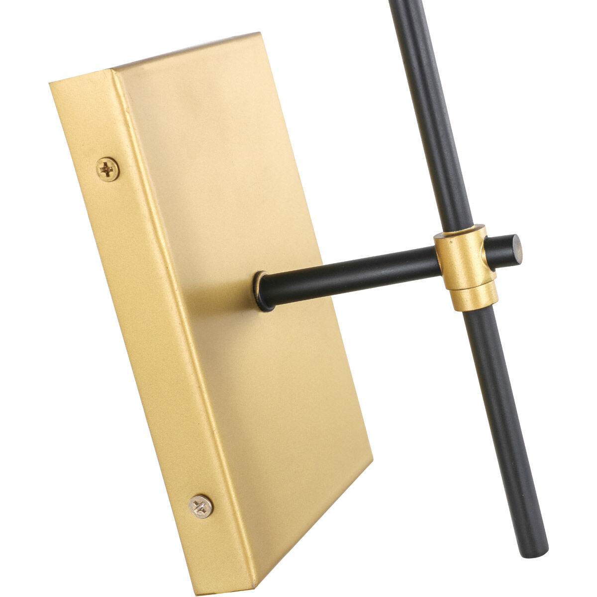 Eclipse 1 Light 4.5 inch Brass and Black Wall sconce Wall Light