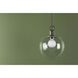 Anna 1 Light 10 inch Polished Nickel Pendant Ceiling Light