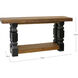Cameron 63 X 16 inch Brown Mix and Black Wash Console Table