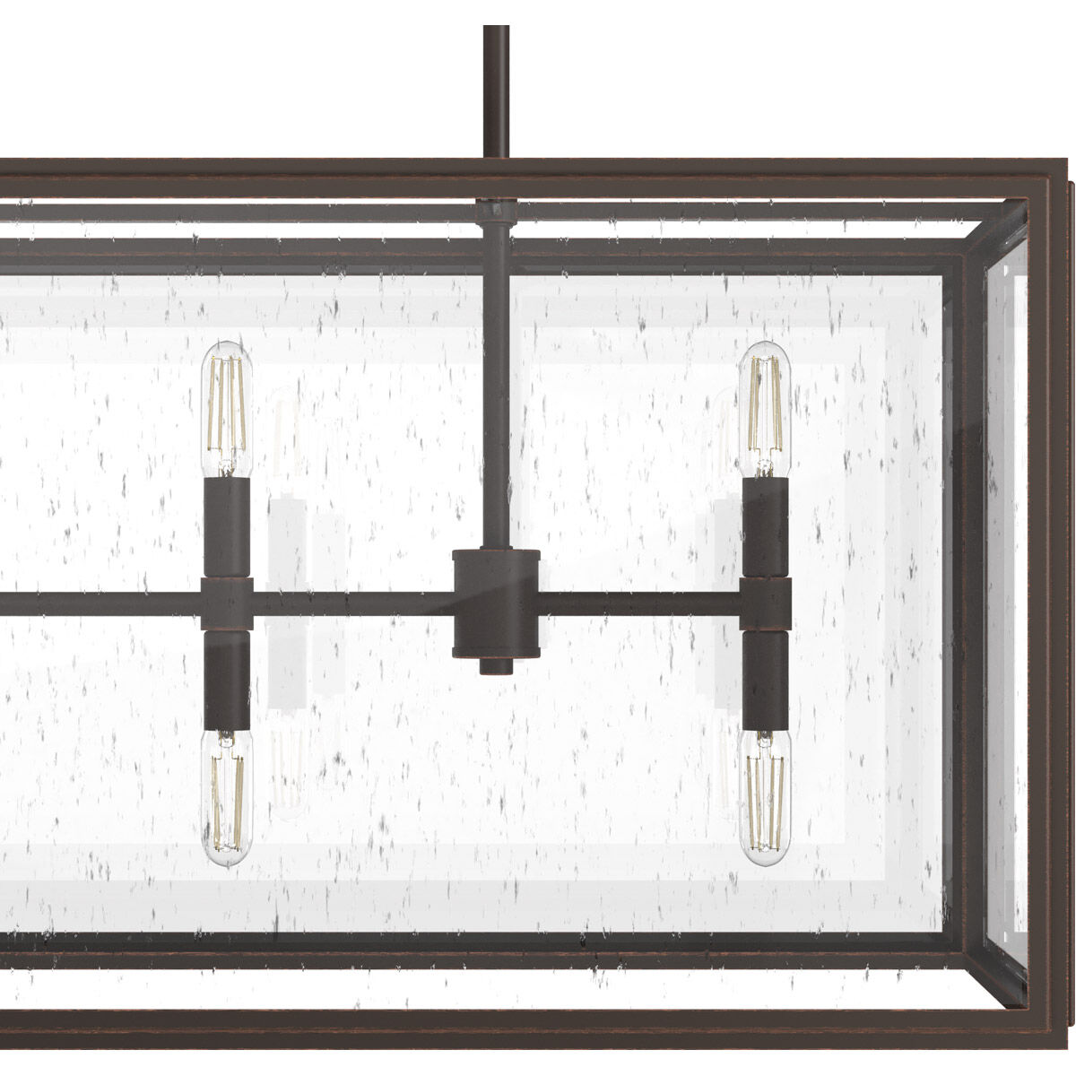 Felippe 8 Light 40 inch Onyx Bengal Linear Chandelier Ceiling Light