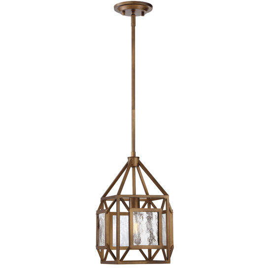 Athina 1 Light 9.75 inch Gilded Bronze Mini Pendant Ceiling Light
