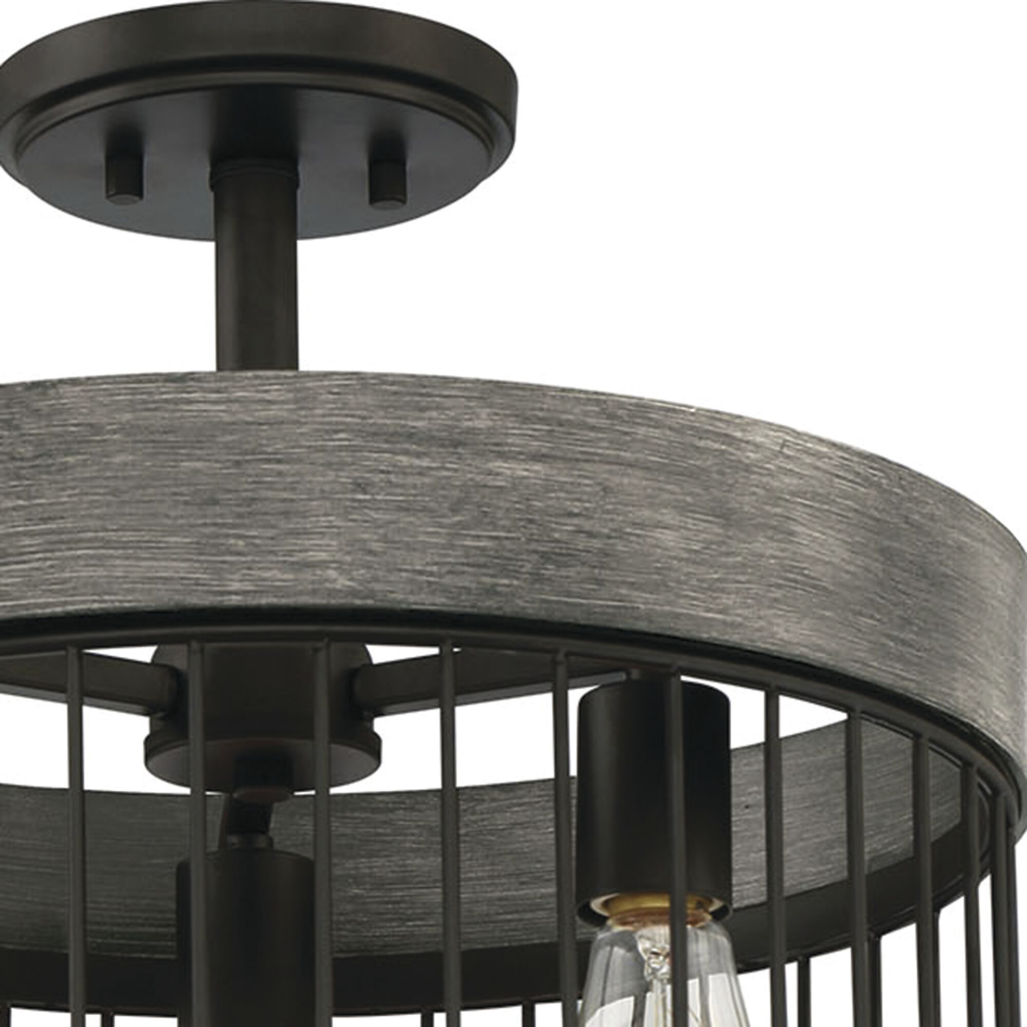 Aster 4 Light 24 inch Matte Black Pendant Ceiling Light