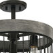Aster 4 Light 24 inch Matte Black Pendant Ceiling Light