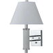 Hotel 1 Light 12 inch Chrome Wall Lamp Wall Light
