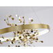 GL Series LED 24 inch Gold Chandelier Ceiling Light