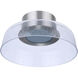 Centric LED 12.5 inch Brushed Polished Nickel Flushmount Ceiling Light