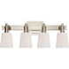 Thomas O'Brien Bryant2 4 Light 19.5 inch Polished Nickel Bath Sconce Wall Light
