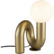Alora Mood Sadie 6.63 inch 40 watt Brushed Gold Table Lamp Portable Light