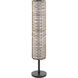 Kitto 53 inch 40.00 watt Black Outdoor Floor Lamp