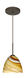 Sasha Ii 1 Light Bronze Pendant Ceiling Light in Incandescent, Honey Glass